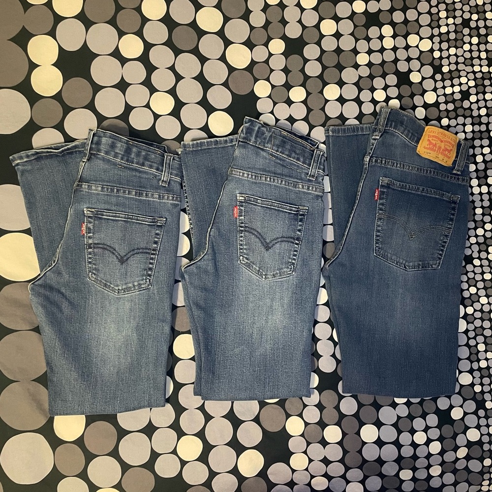 Lot of 3 pairs of Boys Levi’s Jeans
